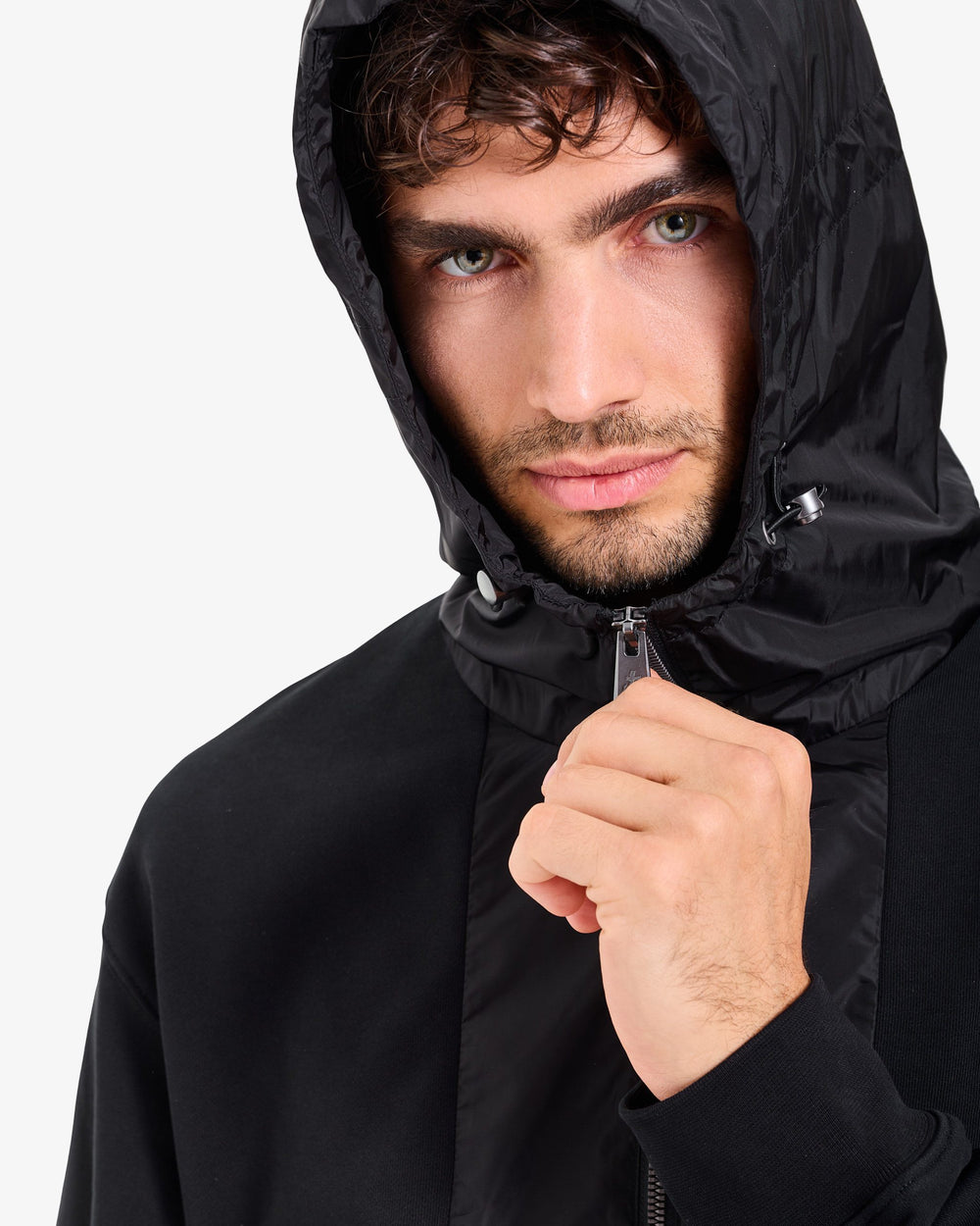 Felpa Technical Hoodie Black