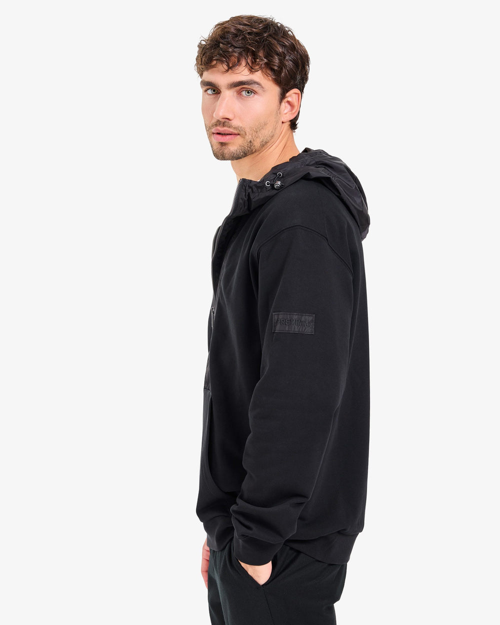 Felpa Technical Hoodie Black