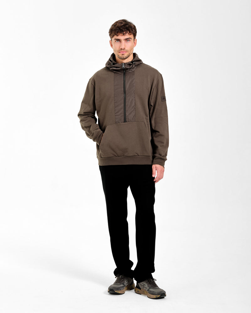 Felpa Technical Hoodie Mud