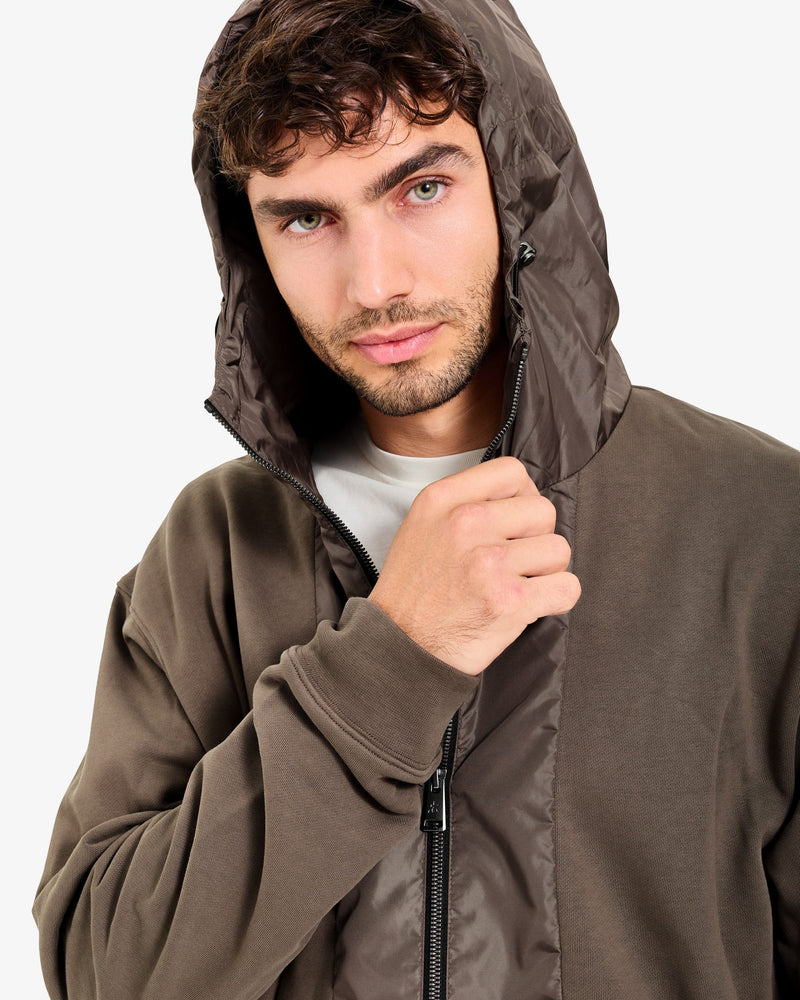 Felpa Technical Hoodie Mud