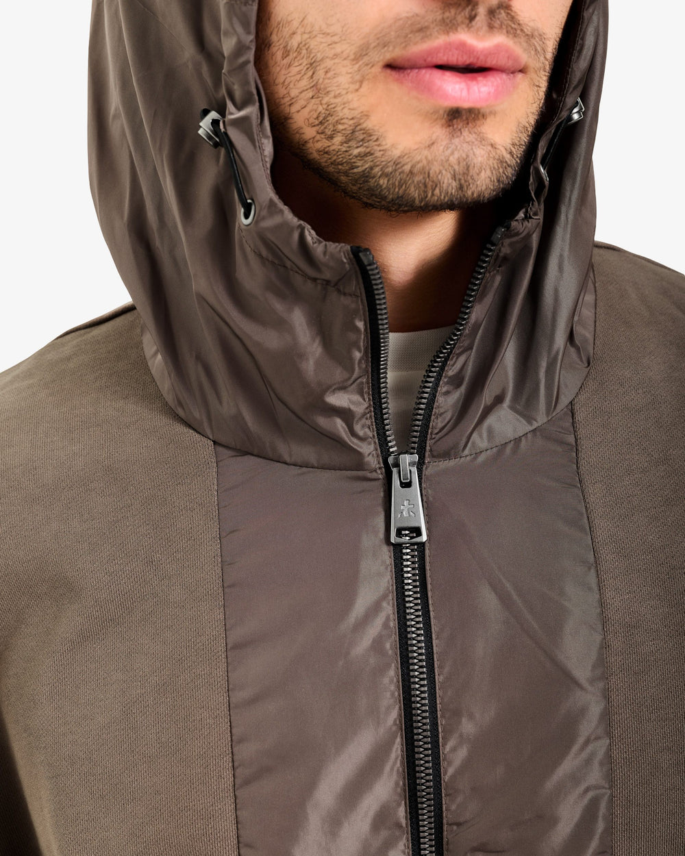 Felpa Technical Hoodie Mud