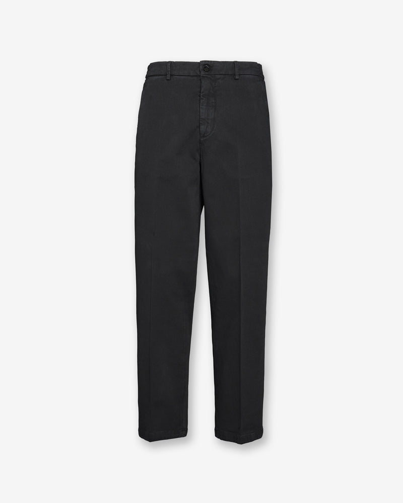 Dark Blue Cotton Chino Pants