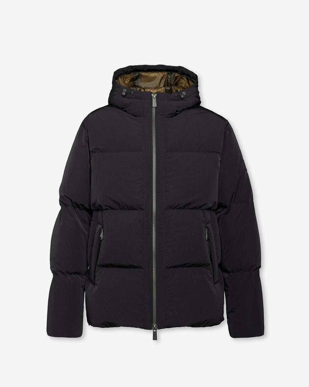 Piumino Reversibile con Cappuccio Black