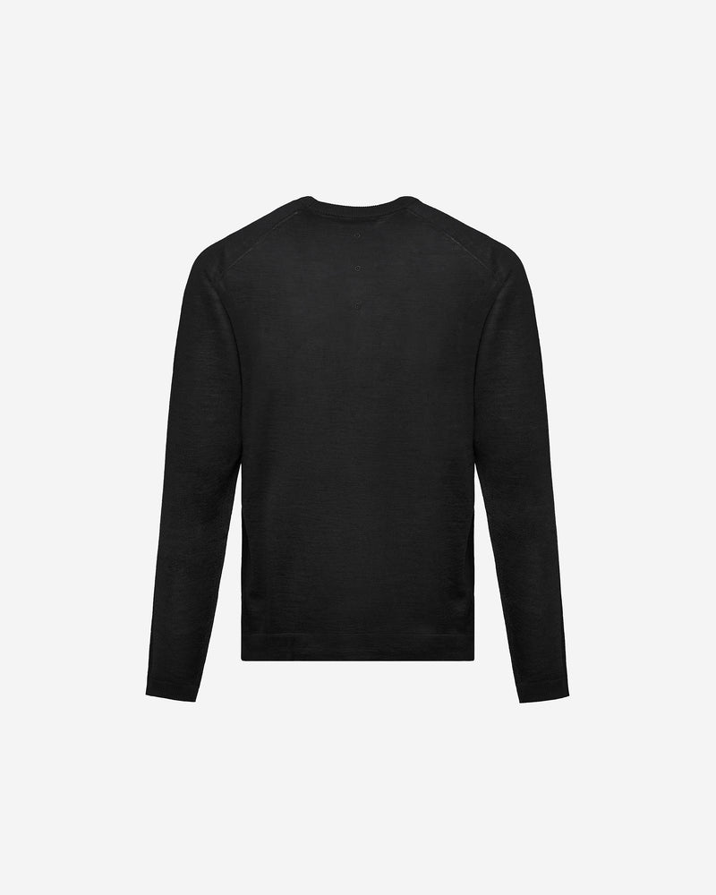 Wool and silk crew neck sweater