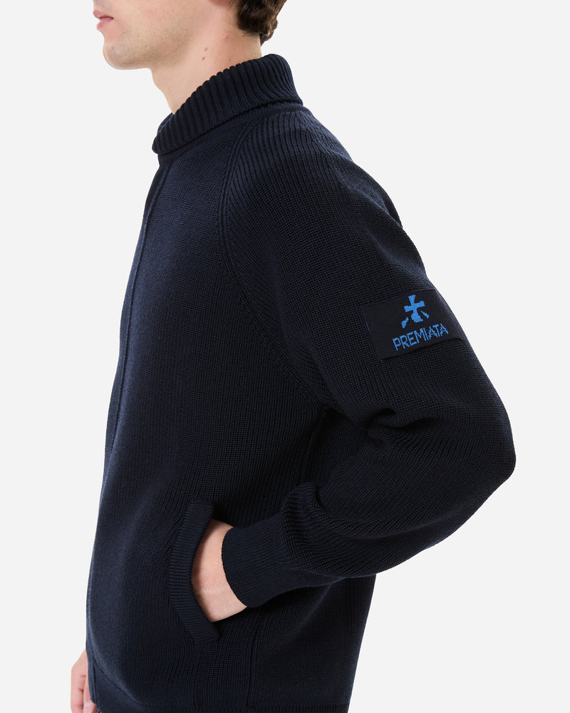 Wool and Teflon Jacket with Zip