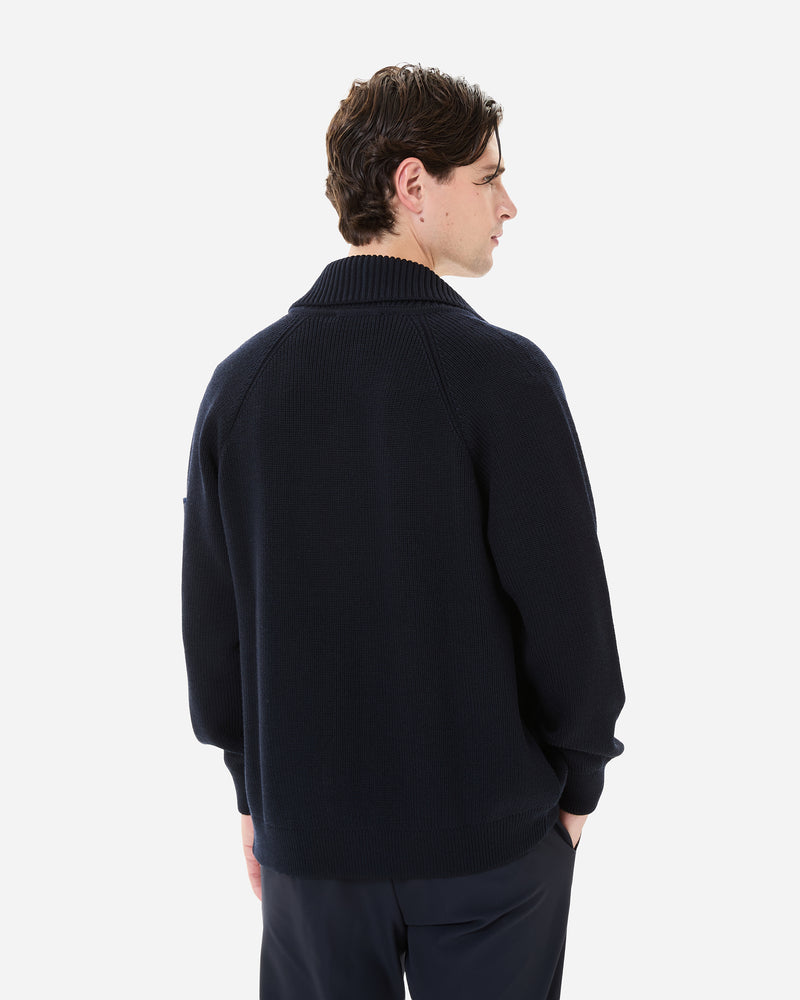 Wool and Teflon Jacket with Zip