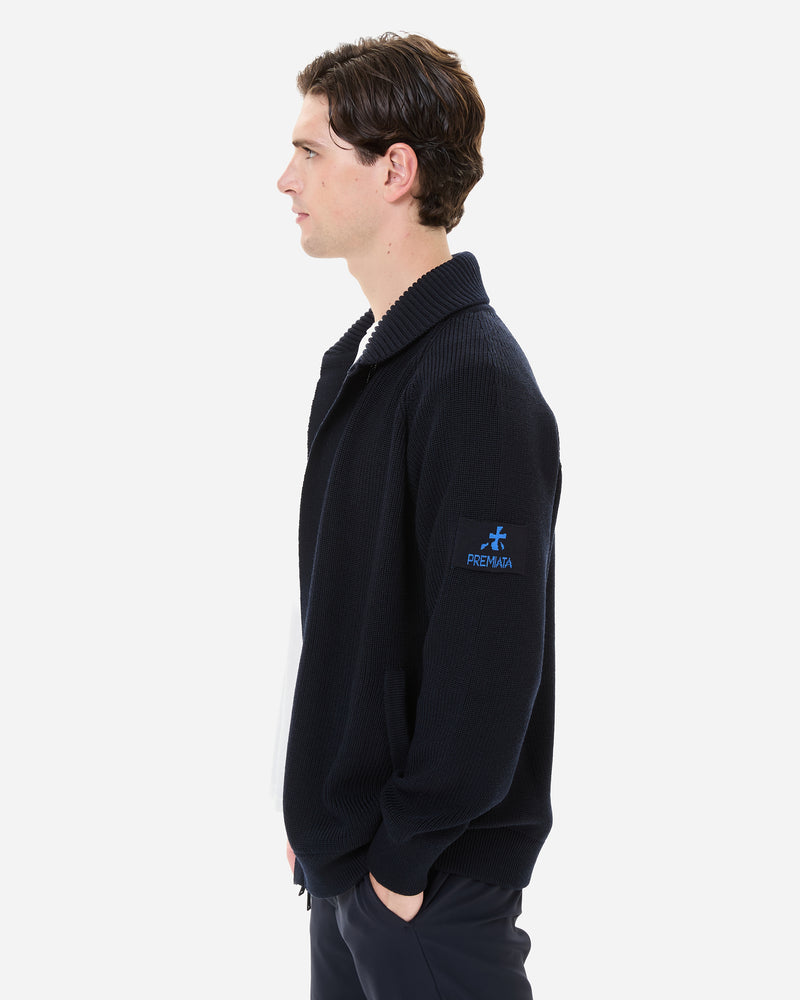 Wool and Teflon Jacket with Zip