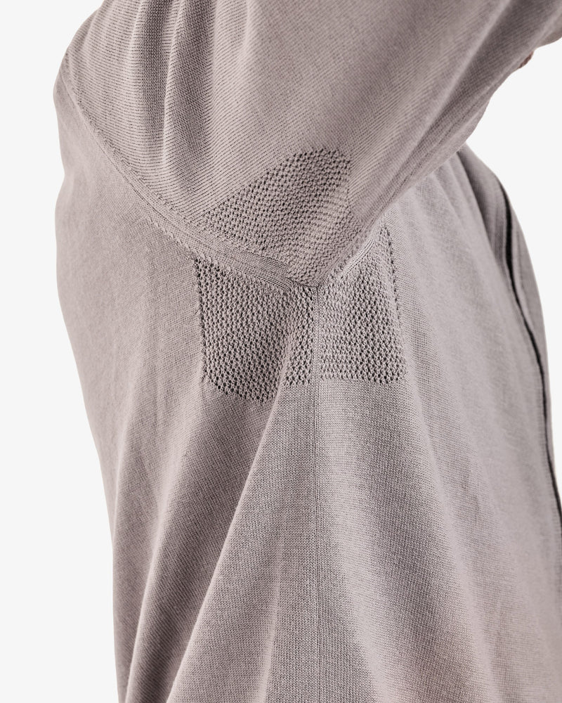 Maglia Full Zip Wool Taupe