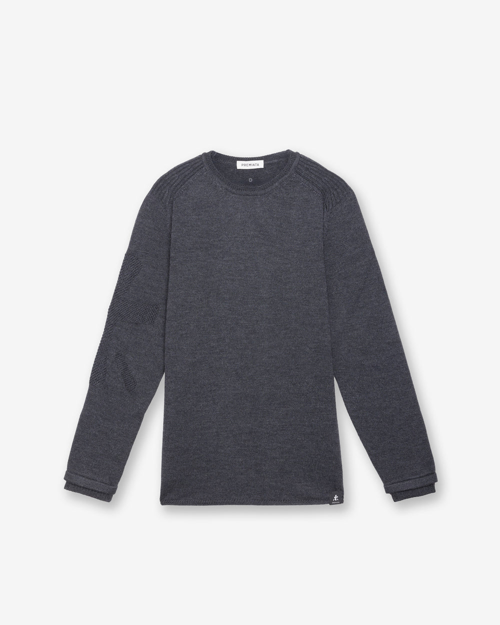 Maglia Girocollo Knit Anthracite
