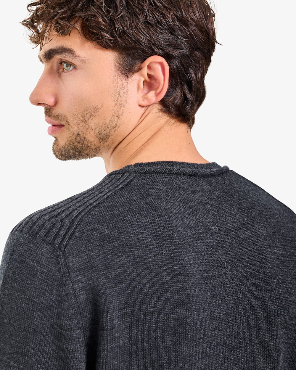 Maglia Girocollo Knit Anthracite