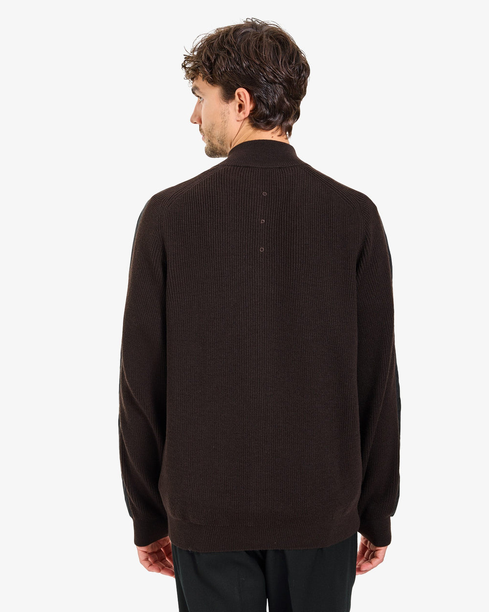 Maglia Full Zip Brown