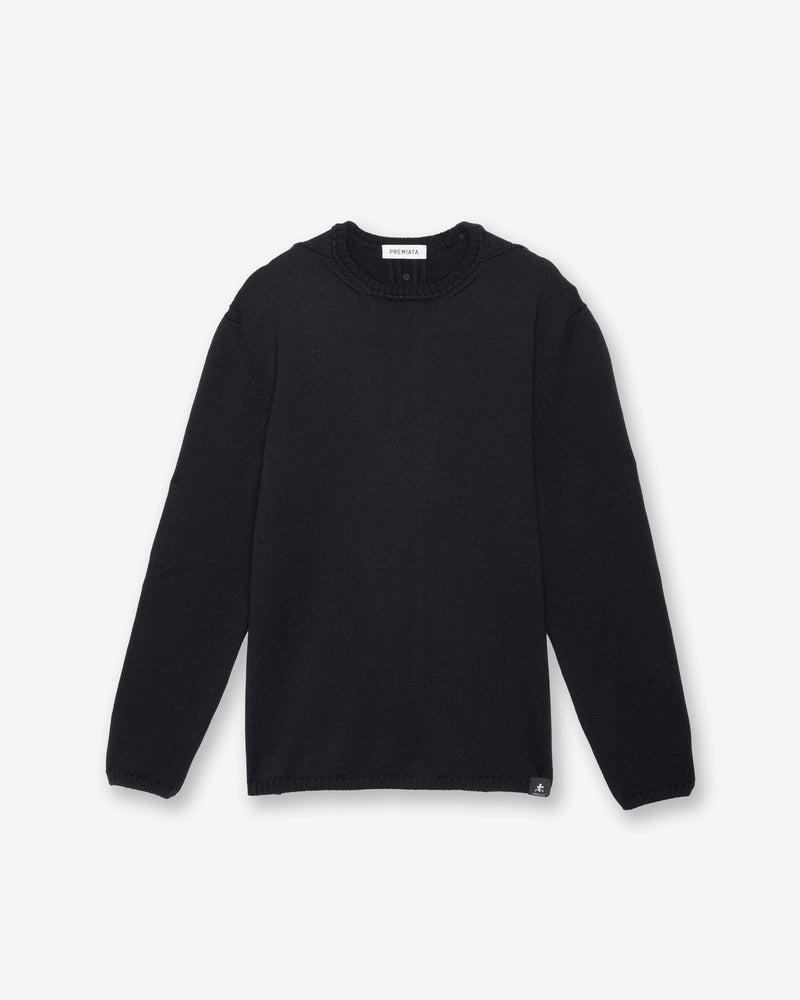 Essential Black Crew Neck Sweater