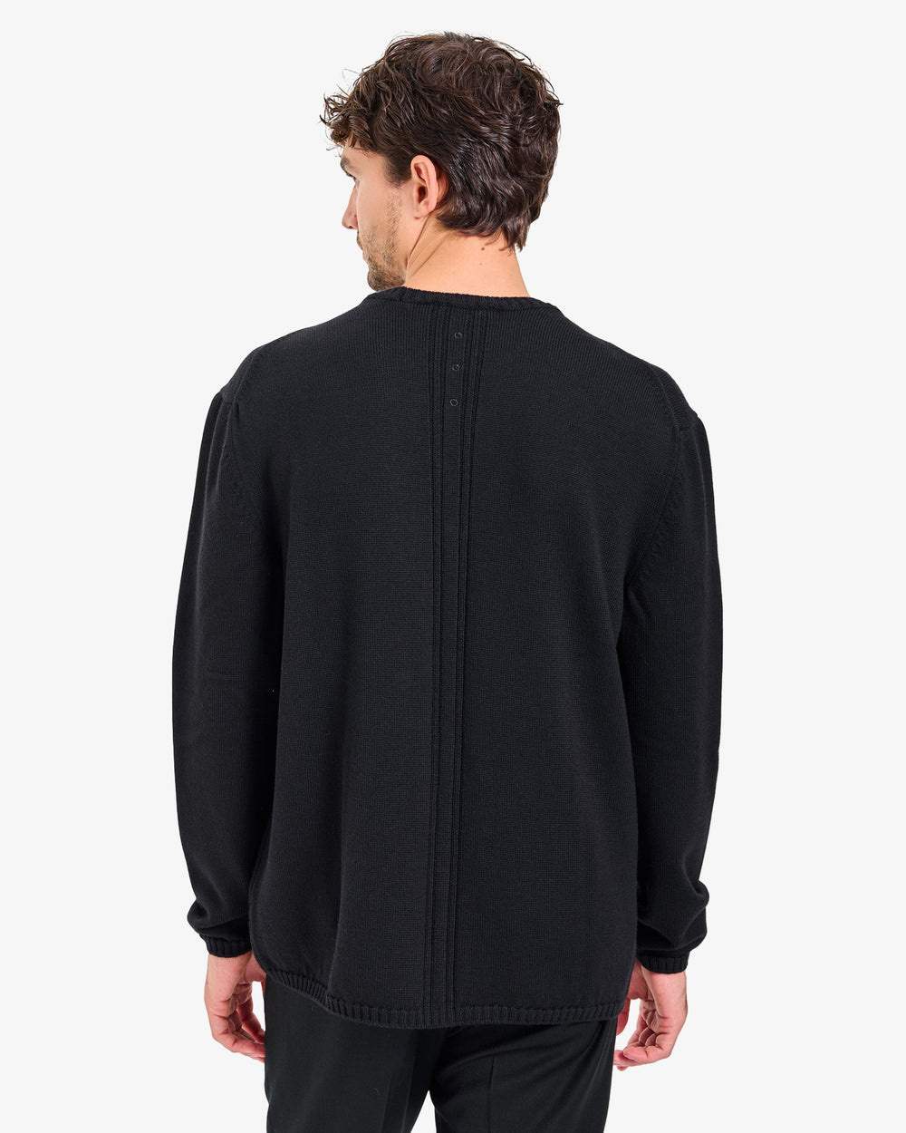 Essential Black Crew Neck Sweater
