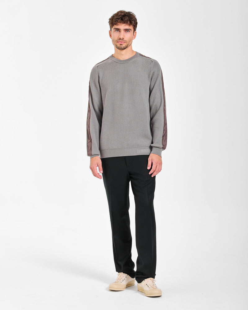 Maglia Girocollo Wool Taupe