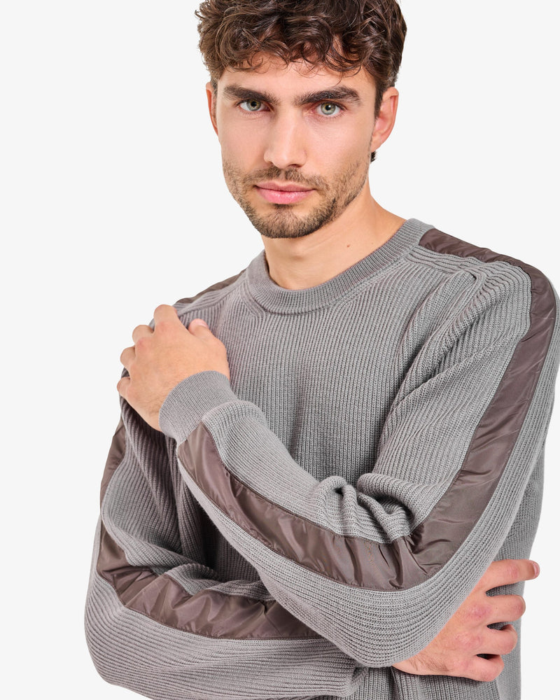 Maglia Girocollo Wool Taupe