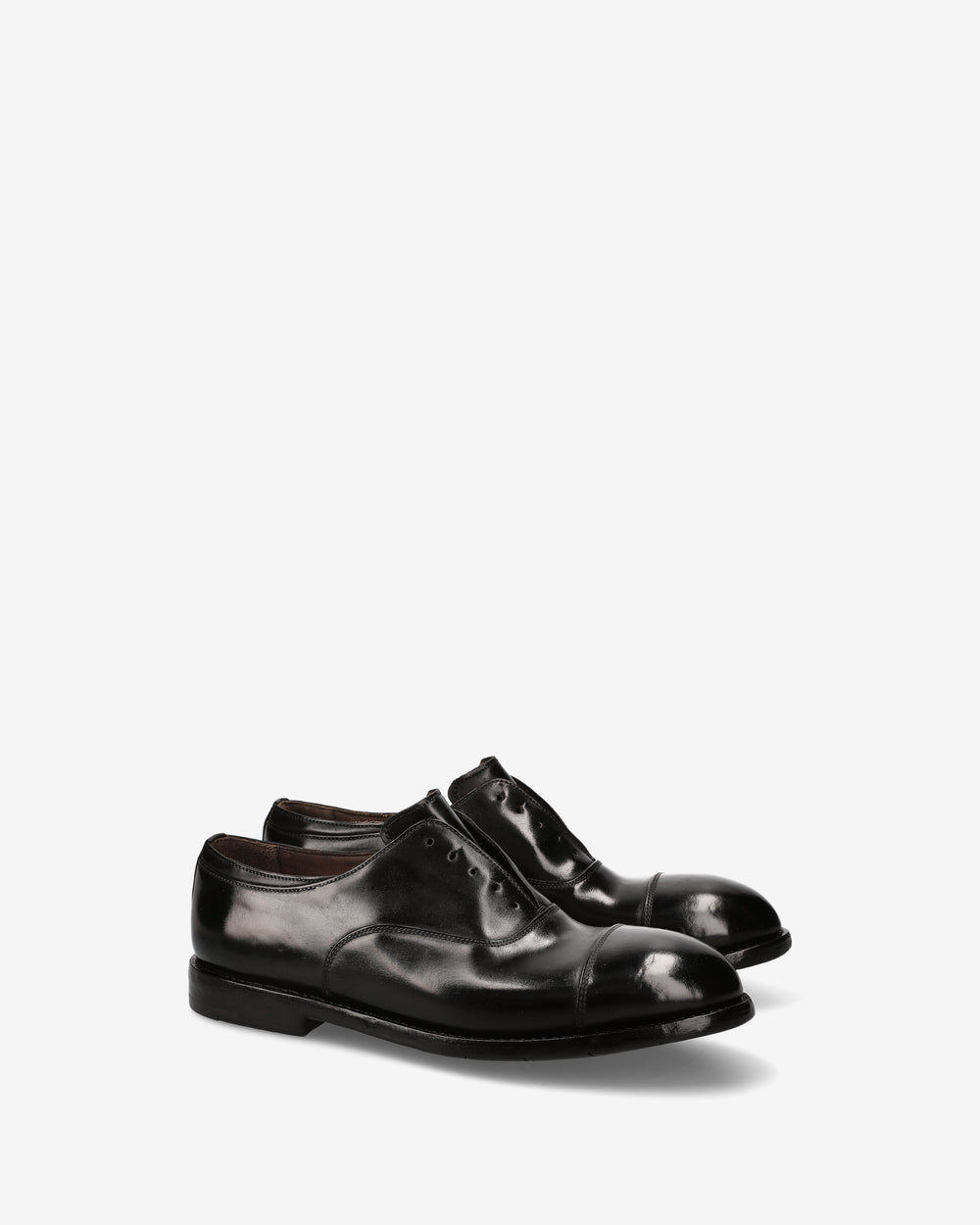 Cordovan slip-on loafers