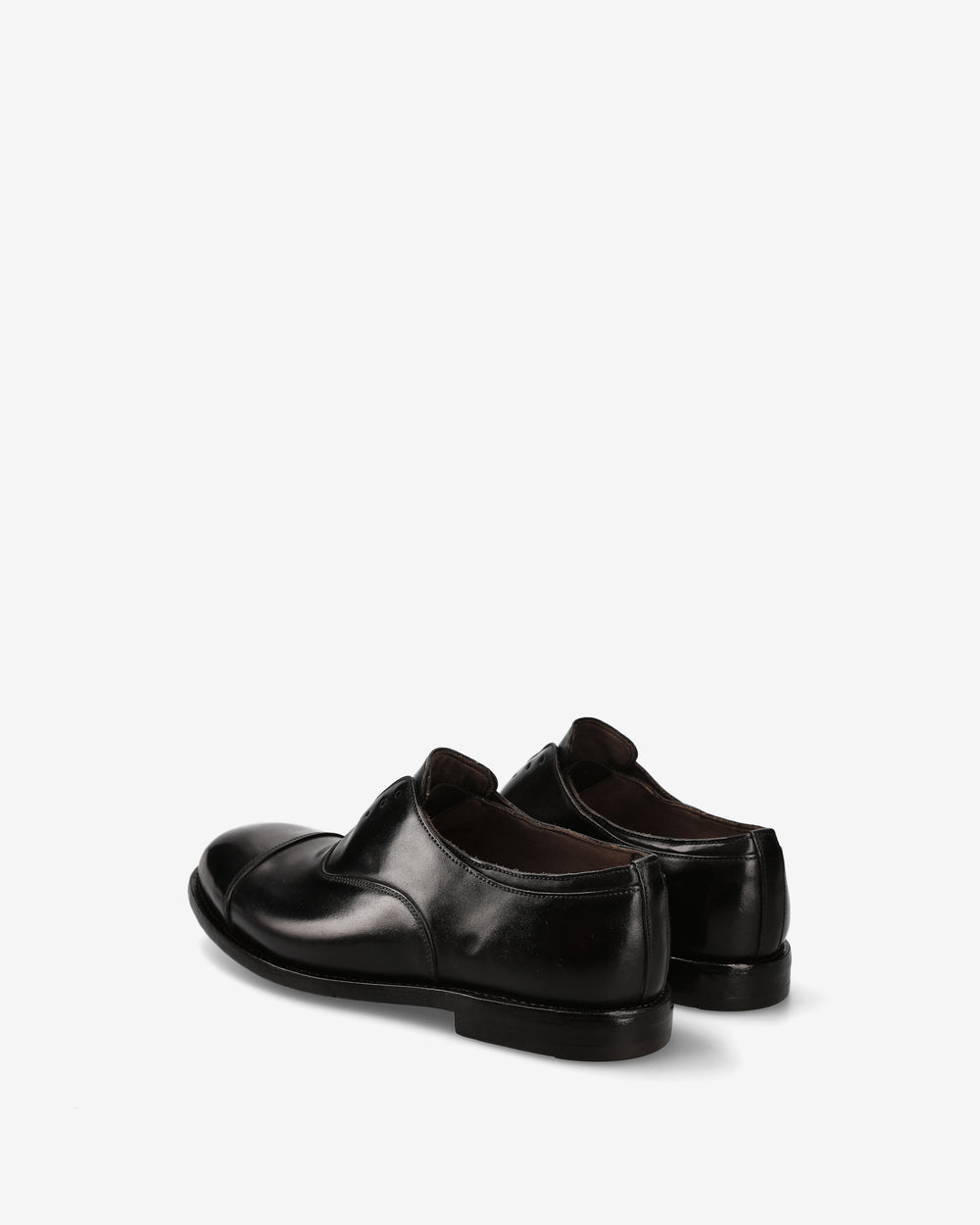 Cordovan slip-on loafers