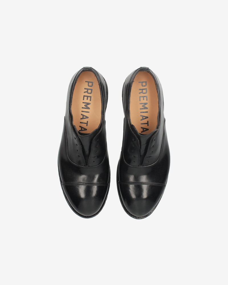 Cordovan slip-on loafers
